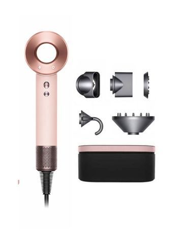 Фен 5 змінних насадок + КЕЙС Blush Pink/Soft Rose Gold SHK-129 фото
